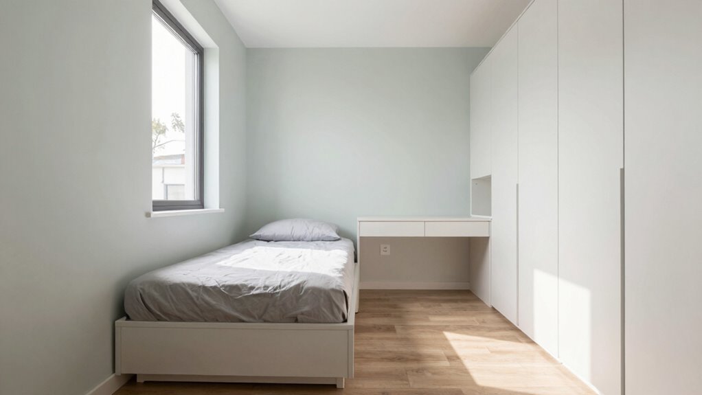 compact rooms with open space