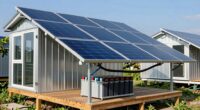 constructing tiny house solar storage