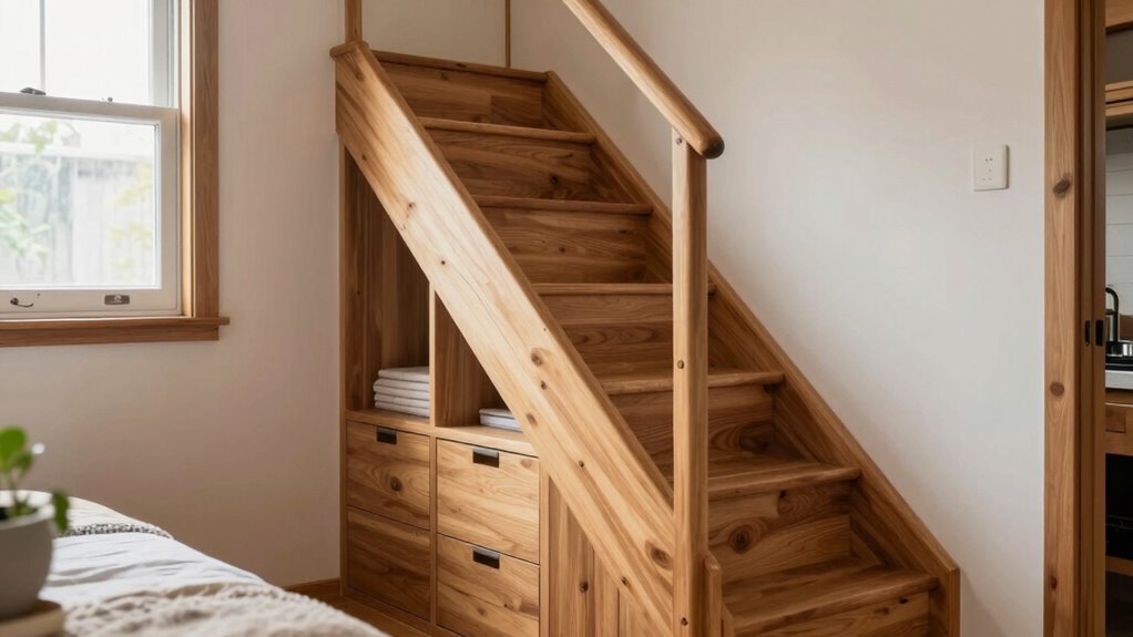 creative staircase storage solutions
