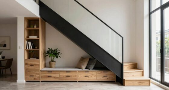 effective loft stair storage