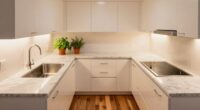 efficient dual cook galley layout