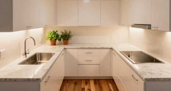 efficient dual cook galley layout