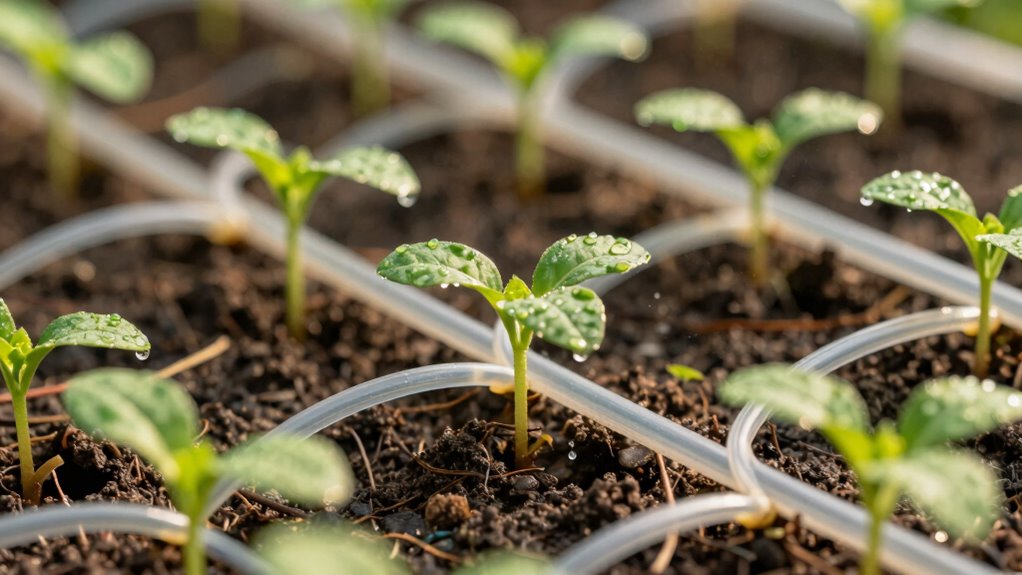 efficient tiny garden watering