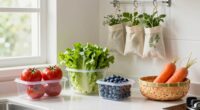 efficiently store fresh produce