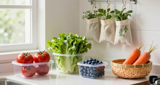 efficiently store fresh produce