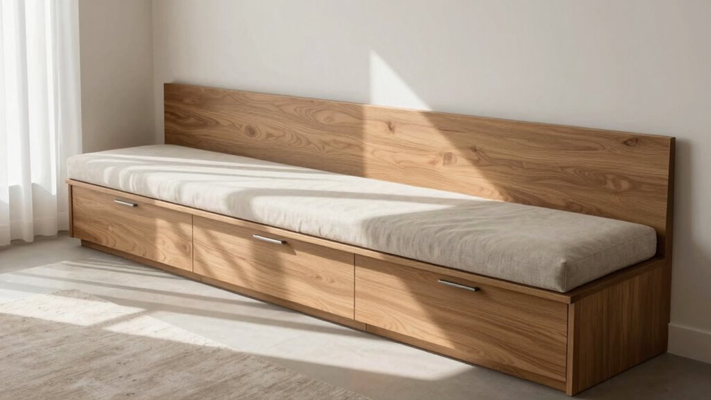 hidden storage bench