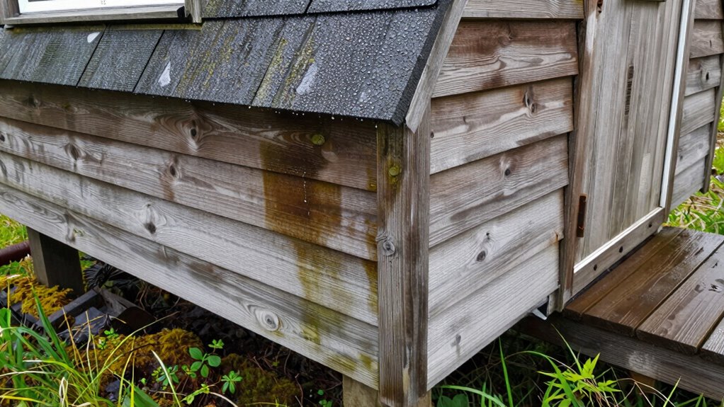 limited ventilation moisture buildup