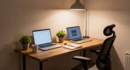 maximize small desk space