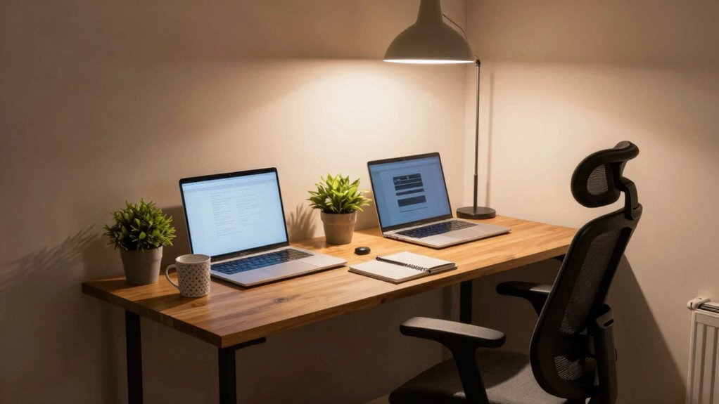 maximize small desk space
