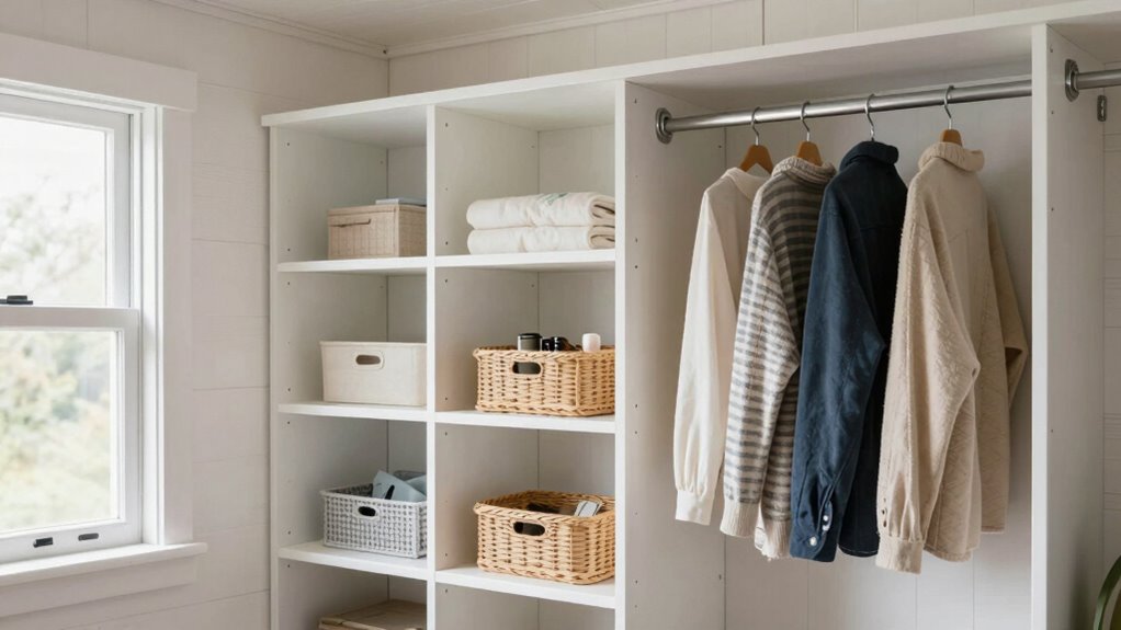 maximize tiny closet storage