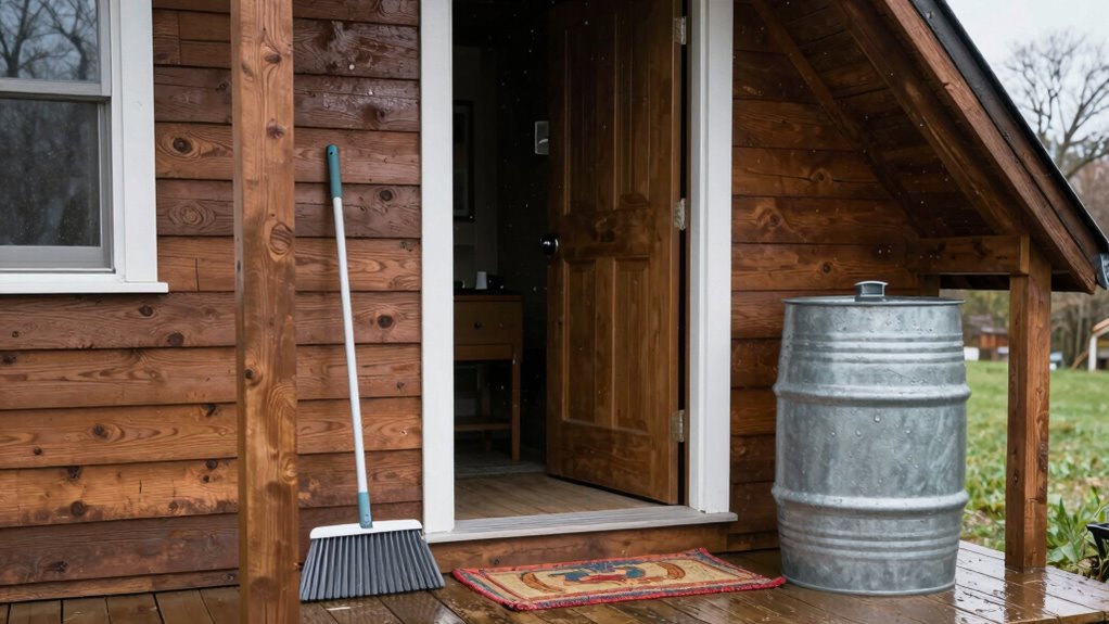 mud resistant entryway design