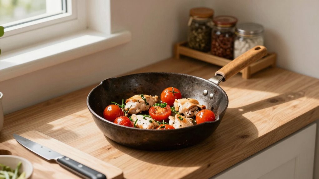 one pan tiny home cooking