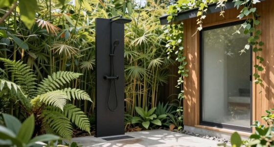 outdoor shower privacy solutions