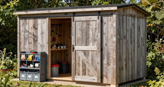 outdoor tiny house storage