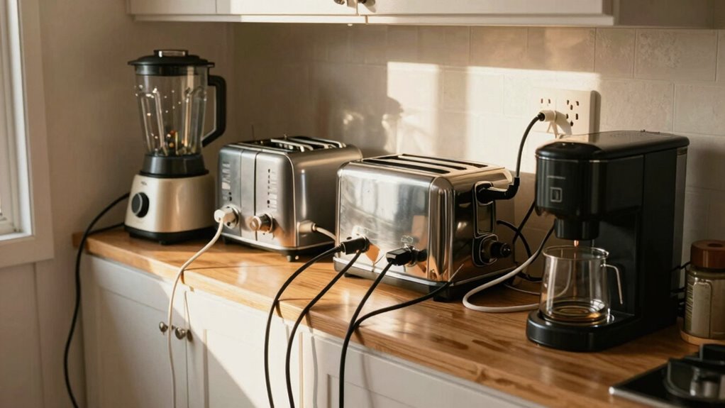 overloading appliances in tiny homes