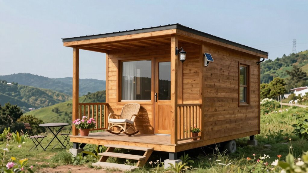 preparing a portable tiny home