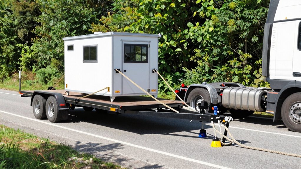 proper tiny house towing setup