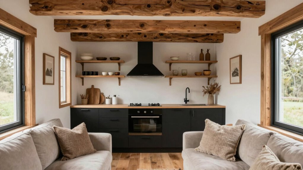 rustic modern stylish tiny home