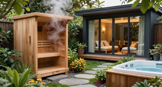 saunas and tiny wellness spaces
