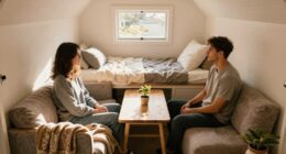 sharing space in tiny homes