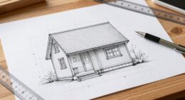 sketching tiny house elevations