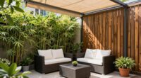 small property privacy shades