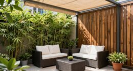small property privacy shades