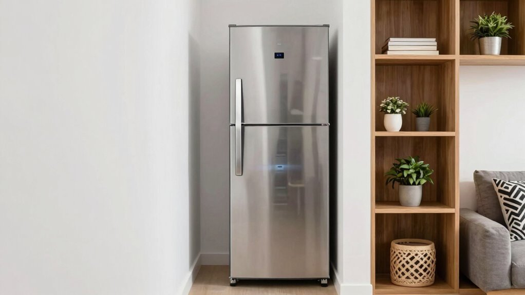 smart small space freezer placement