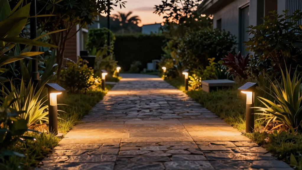 solar lighting for pathways