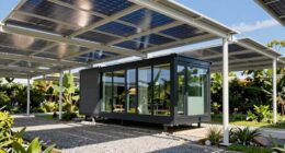 solar powered tiny house shelters