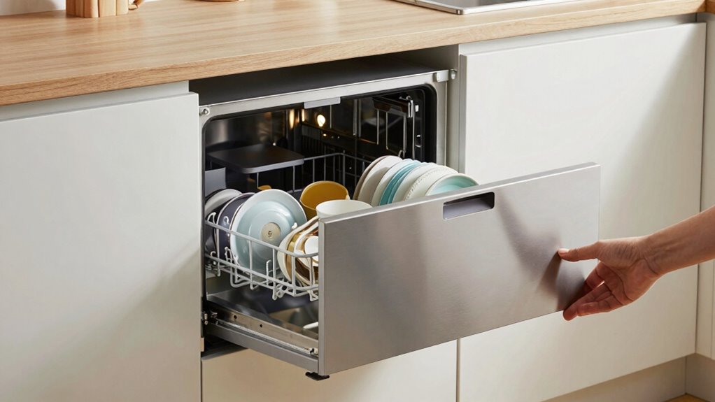 space efficient eco friendly dishwasher
