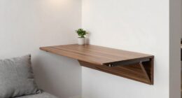space saving fold down tables