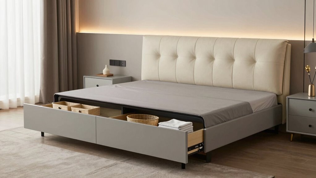 space saving storage beds