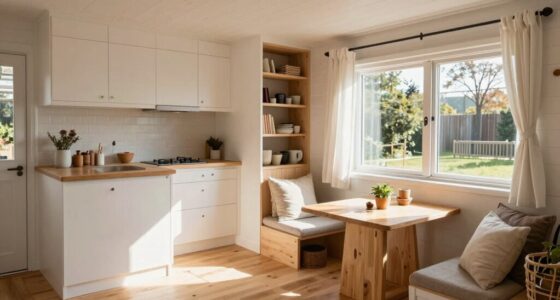 spacious feel in tiny homes