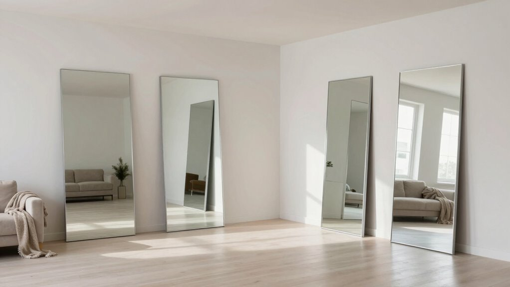 strategic mirror placement enhances space