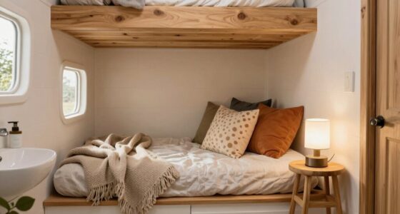 tiny home guest bedding