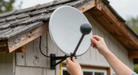 tiny home satellite setup