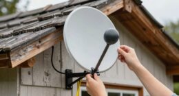 tiny home satellite setup
