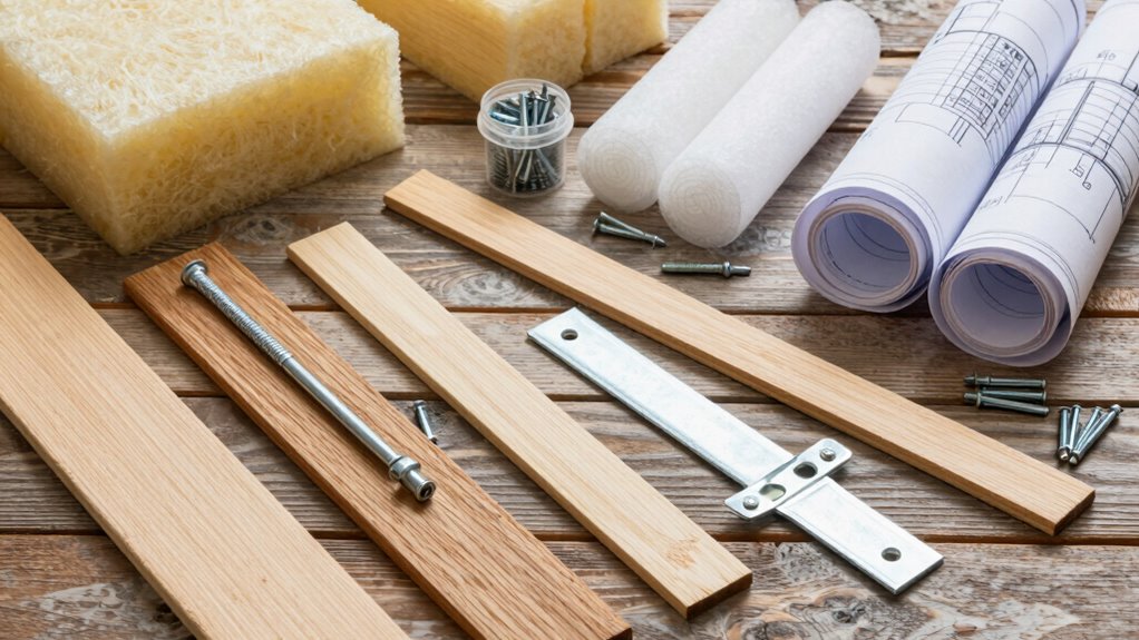 tiny house construction materials