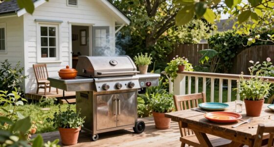 tiny house outdoor cooking