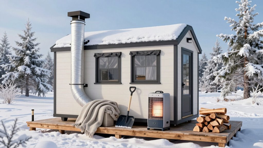 tiny house winter gear