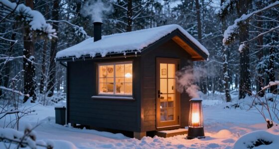 tiny house winter heating costs