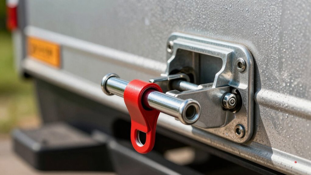 trailer hitch lock security
