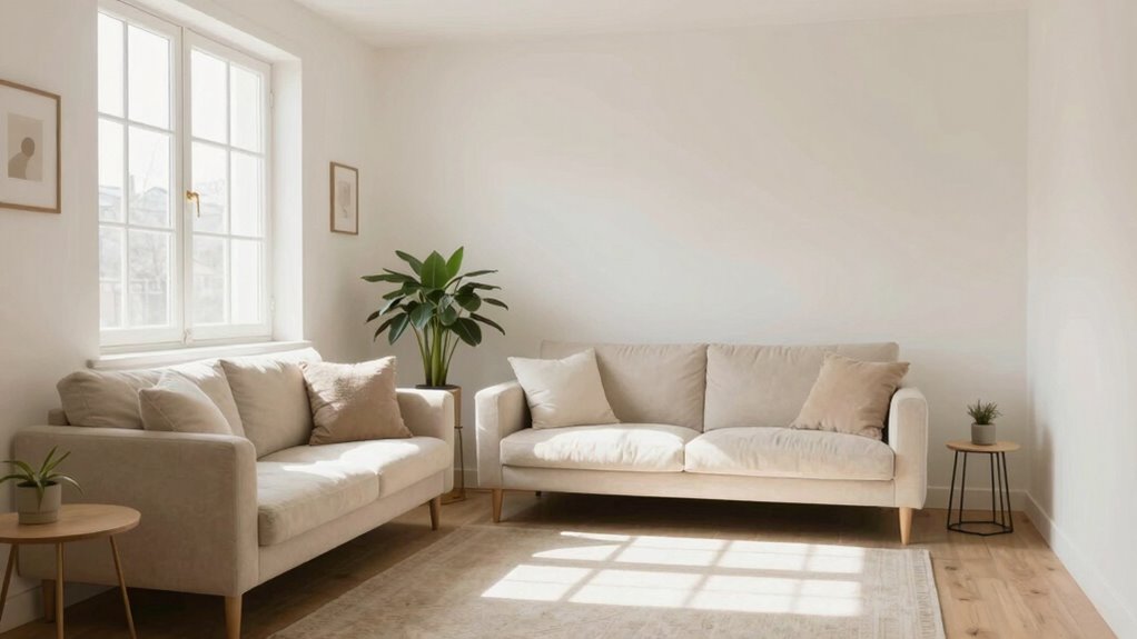 warm white enhances spaciousness