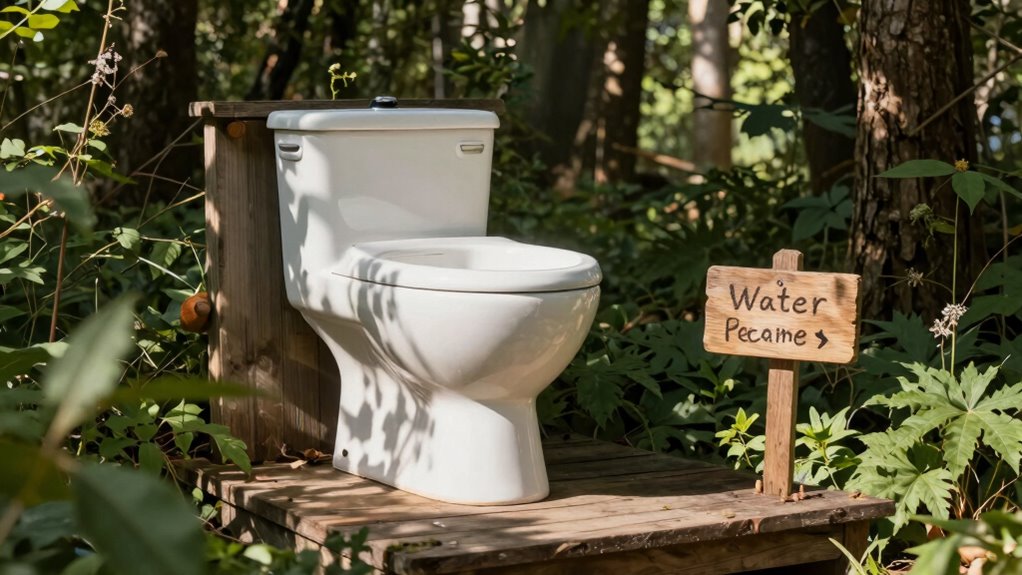 water efficient off grid toilets