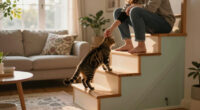 A cat staircase
