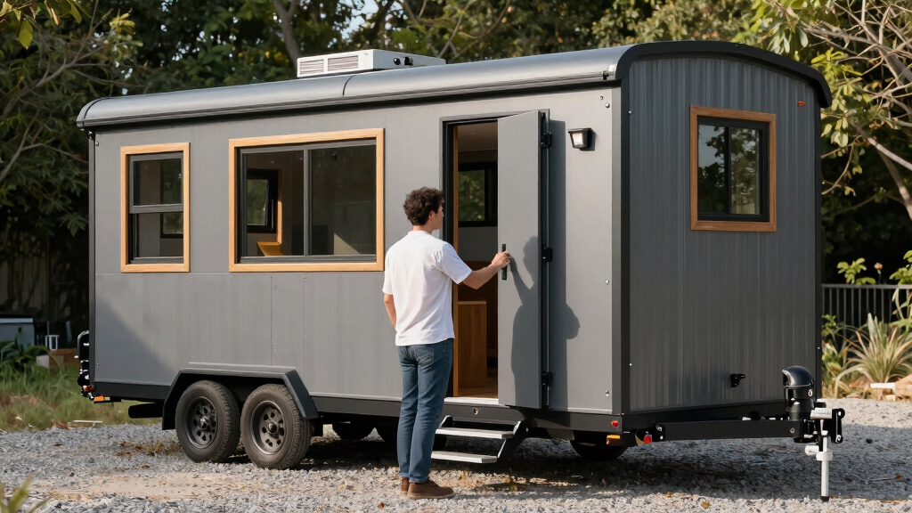 Preowned Terra Urban: A 316 Sq. Ft. Modern Tiny House on Wheels by Tru Form Tiny