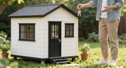 Villa Max: A 10-Ft-Wide Farmhouse Park Model Tiny Home by Tru Form Tiny