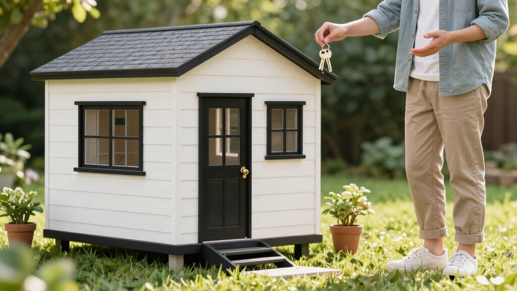 Villa Max: A 10-Ft-Wide Farmhouse Park Model Tiny Home by Tru Form Tiny