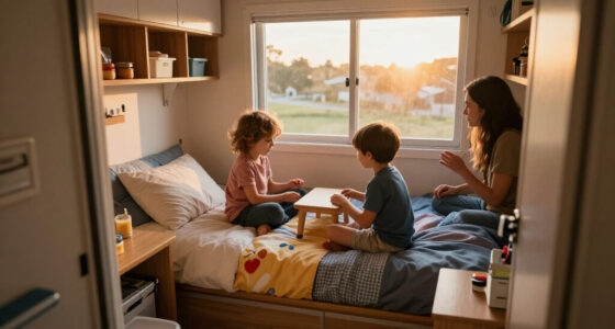 Three Kids Get the Only Bedroom in This 525-Square-Foot Apartment